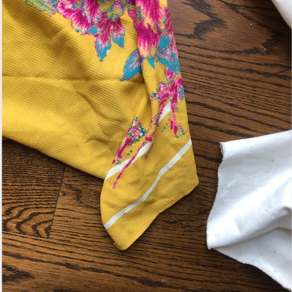 Floral Yellow Blouse FLYING TOMATO - Picture 3 of 7